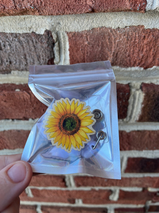 Sunflower Style #2 Badge Reel